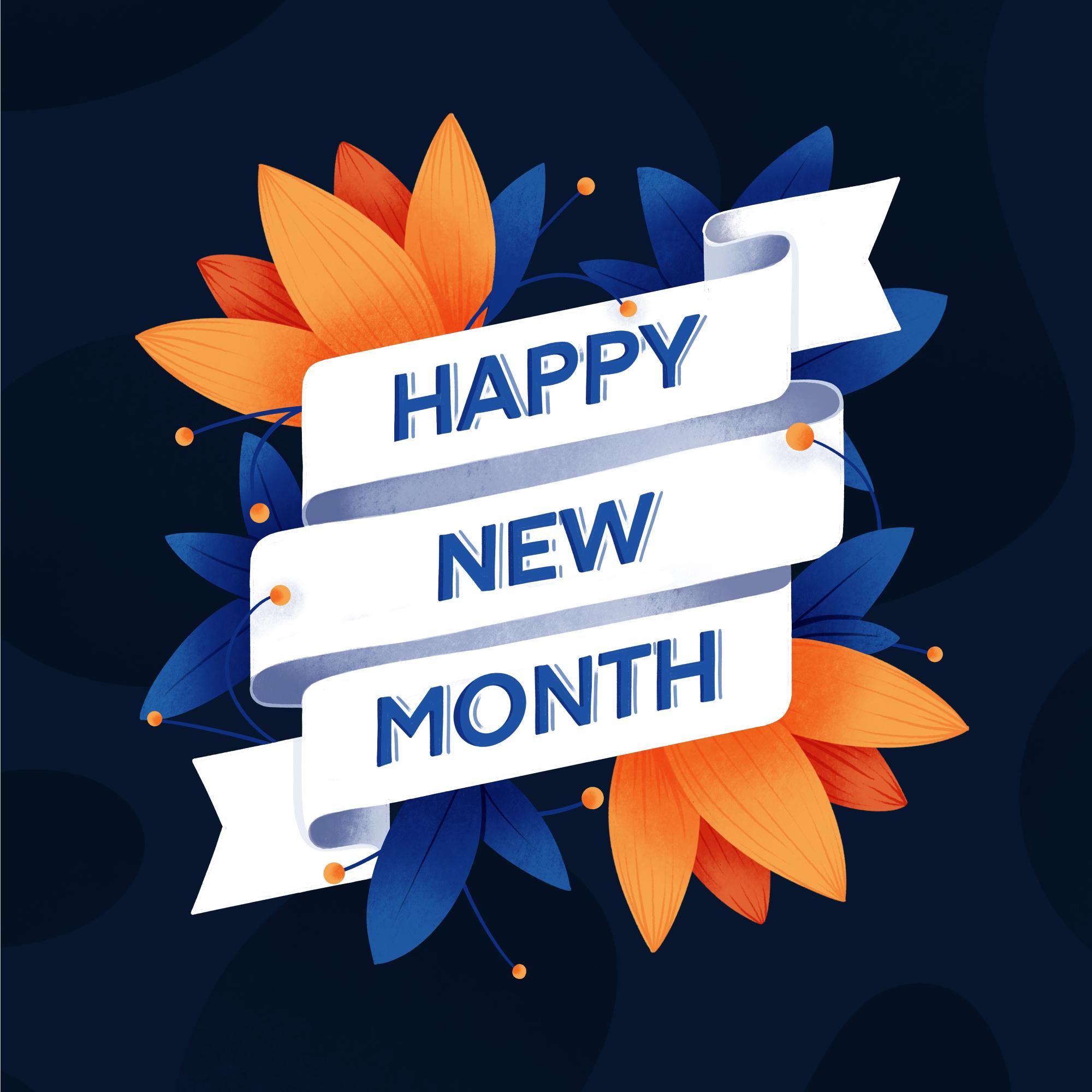 Blog post image: Happy New Month from Onosco Psychotherapy Services!